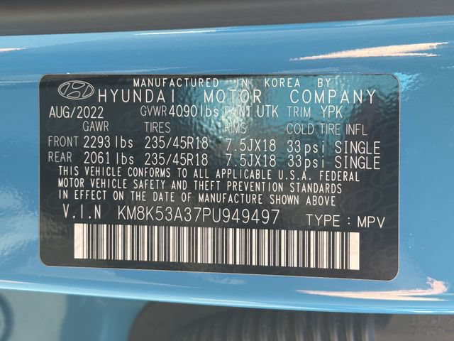 Certified 2023 Hyundai Kona Limited FWD image 37