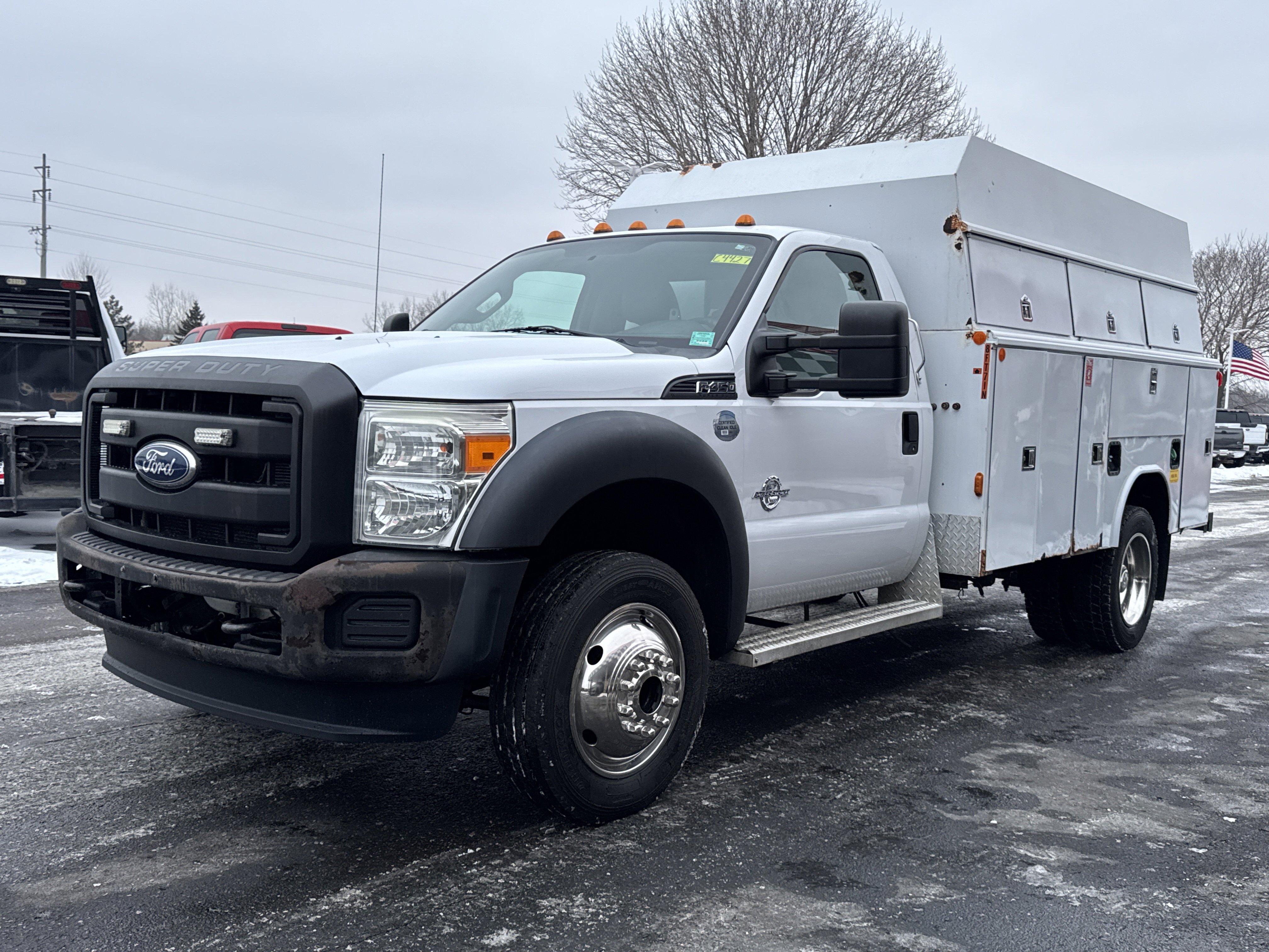 Used 2014 Ford F450 XL w/ Snow Plow Prep Package image 3