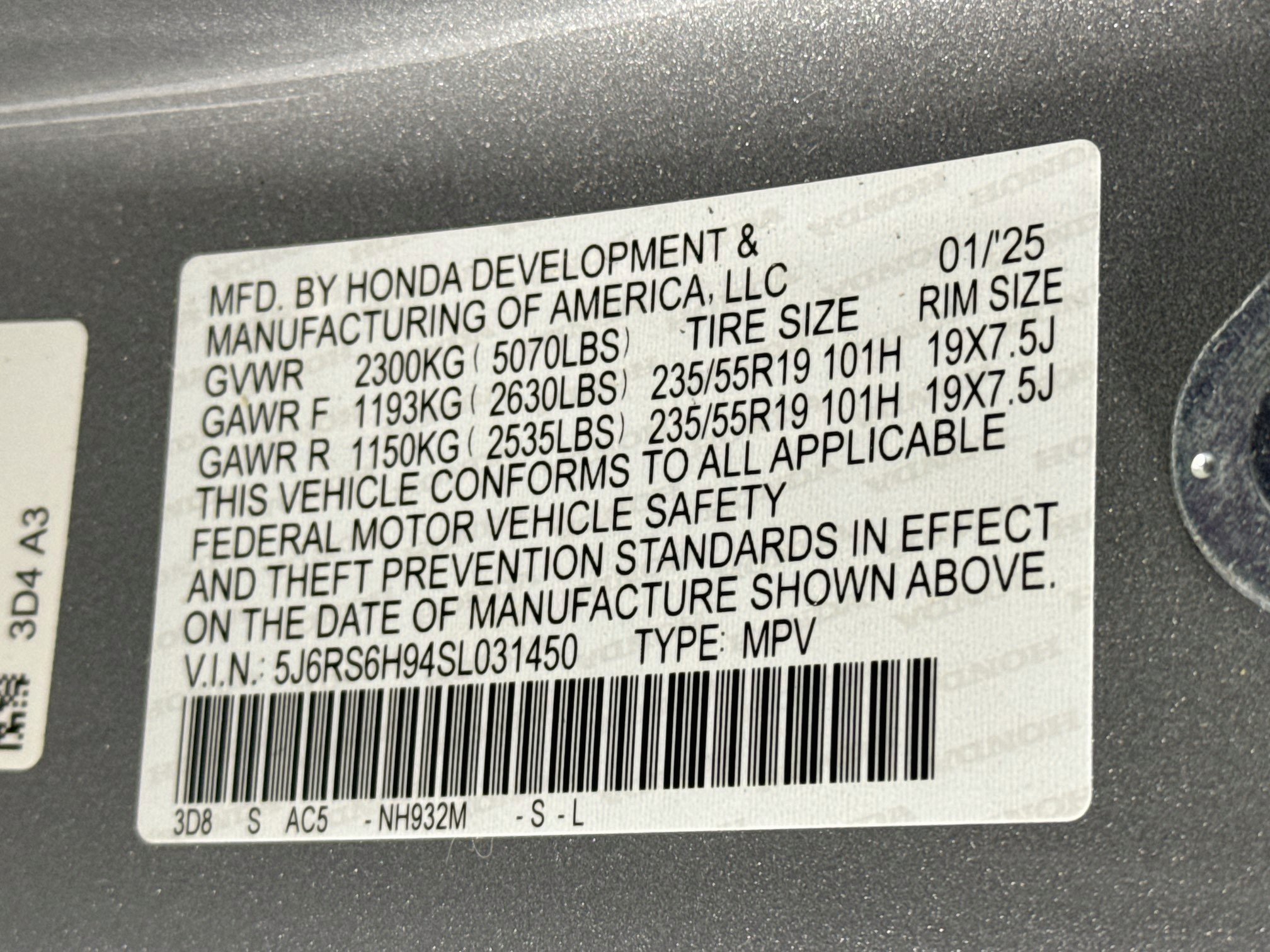 Certified 2025 Honda CR-V Sport Touring image 33