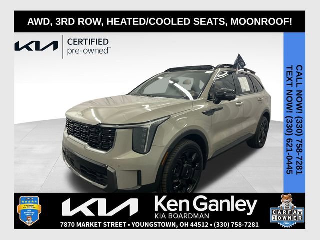Certified 2024 Kia Sorento SX Prestige w/ Olive Brown Leather Package AWD/4WD image 1
