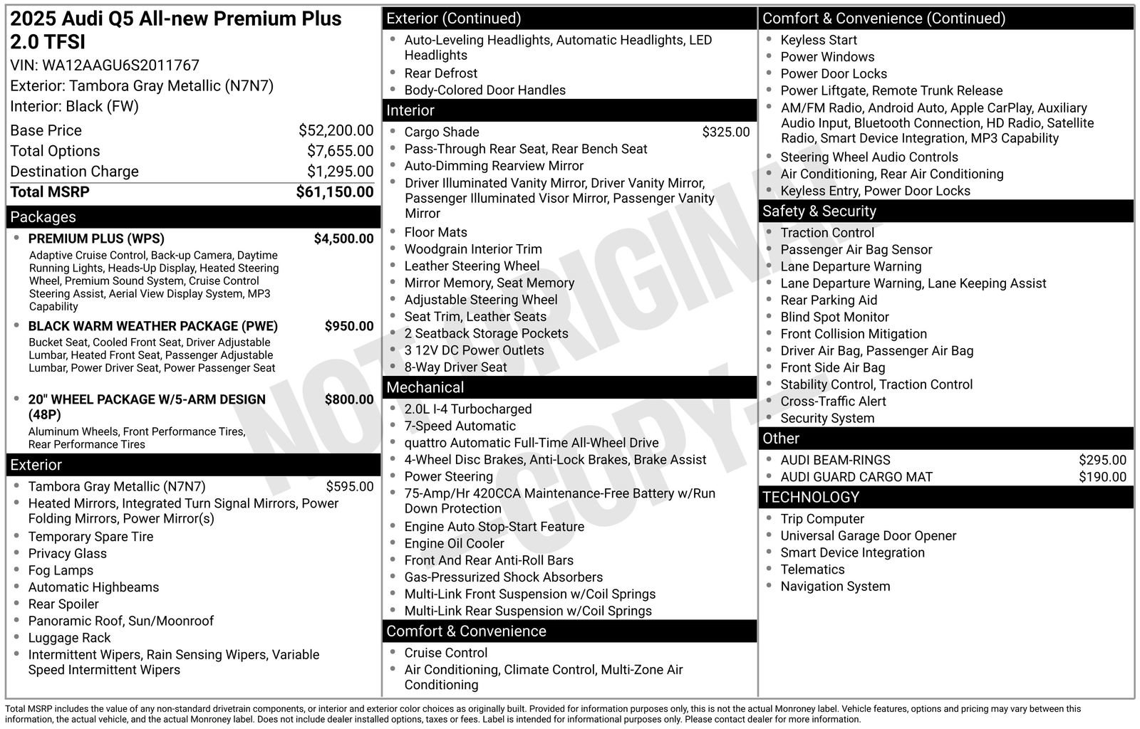Certified 2025 Audi Q5 Premium Plus w/ Premium Plus image 33