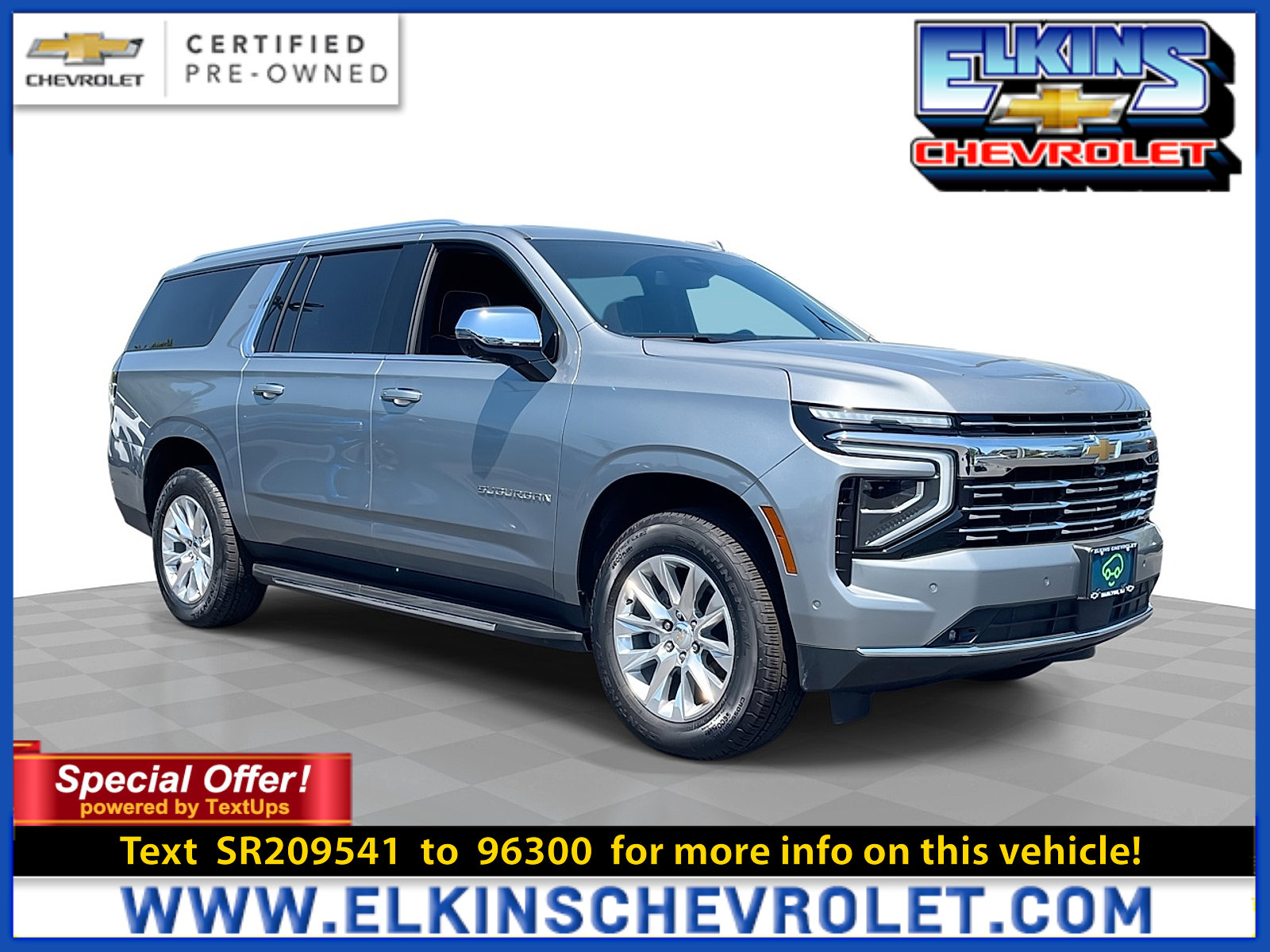 Certified 2025 Chevrolet Suburban Premier w/ Sun And Tow Package AWD/4WD video 1