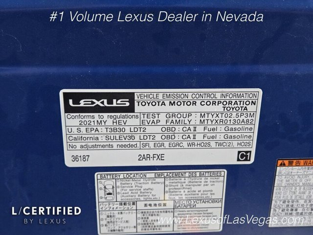 Certified 2021 Lexus NX 300h AWD F Sport w/ Comfort Package image 29