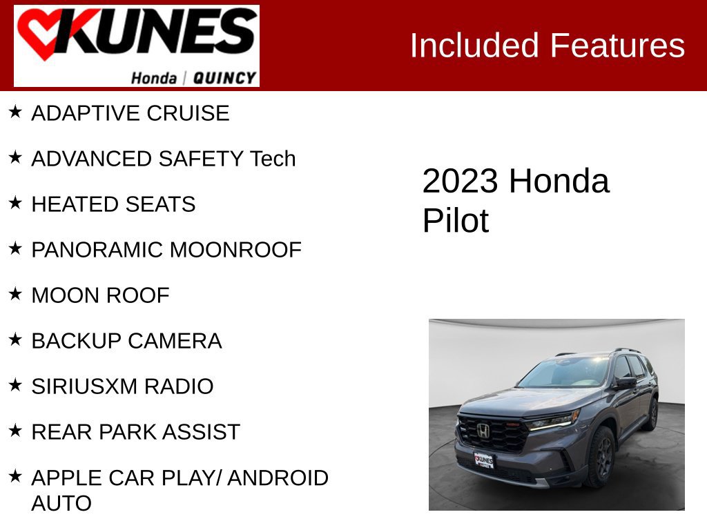 Used 2023 Honda Pilot TrailSport image 2