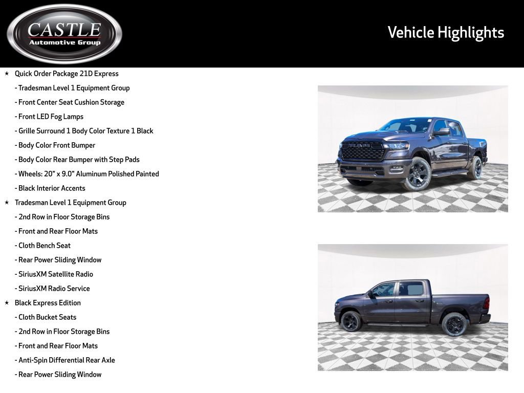 New 2026 RAM 1500 Express AWD/4WD image 3