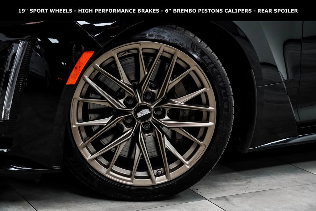 Used 2023 Cadillac CT5 V Blackwing w/ LPO, Bronce Accent Package RWD image 3