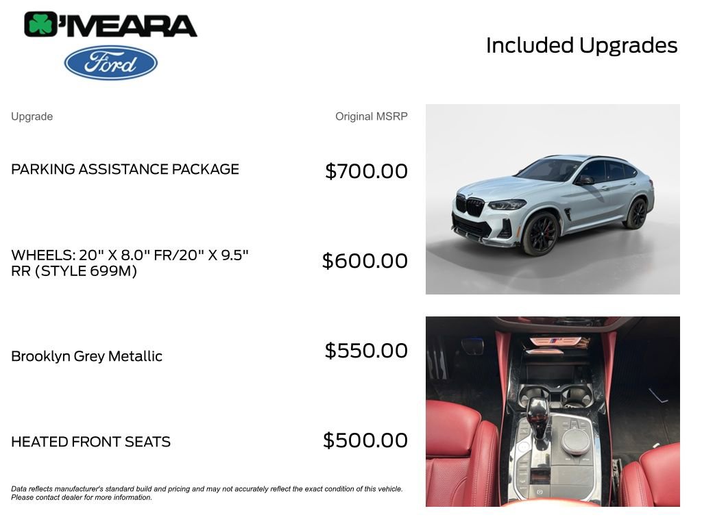Used 2022 BMW X4 M40i w/ Parking Assistance Package AWD/4WD image 4
