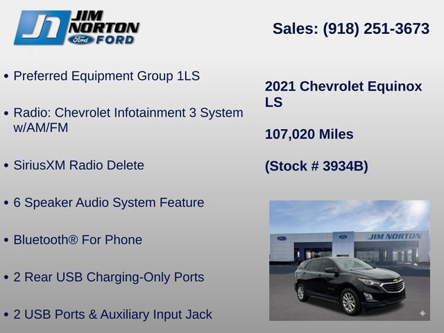 Used 2021 Chevrolet Equinox LS FWD image 11