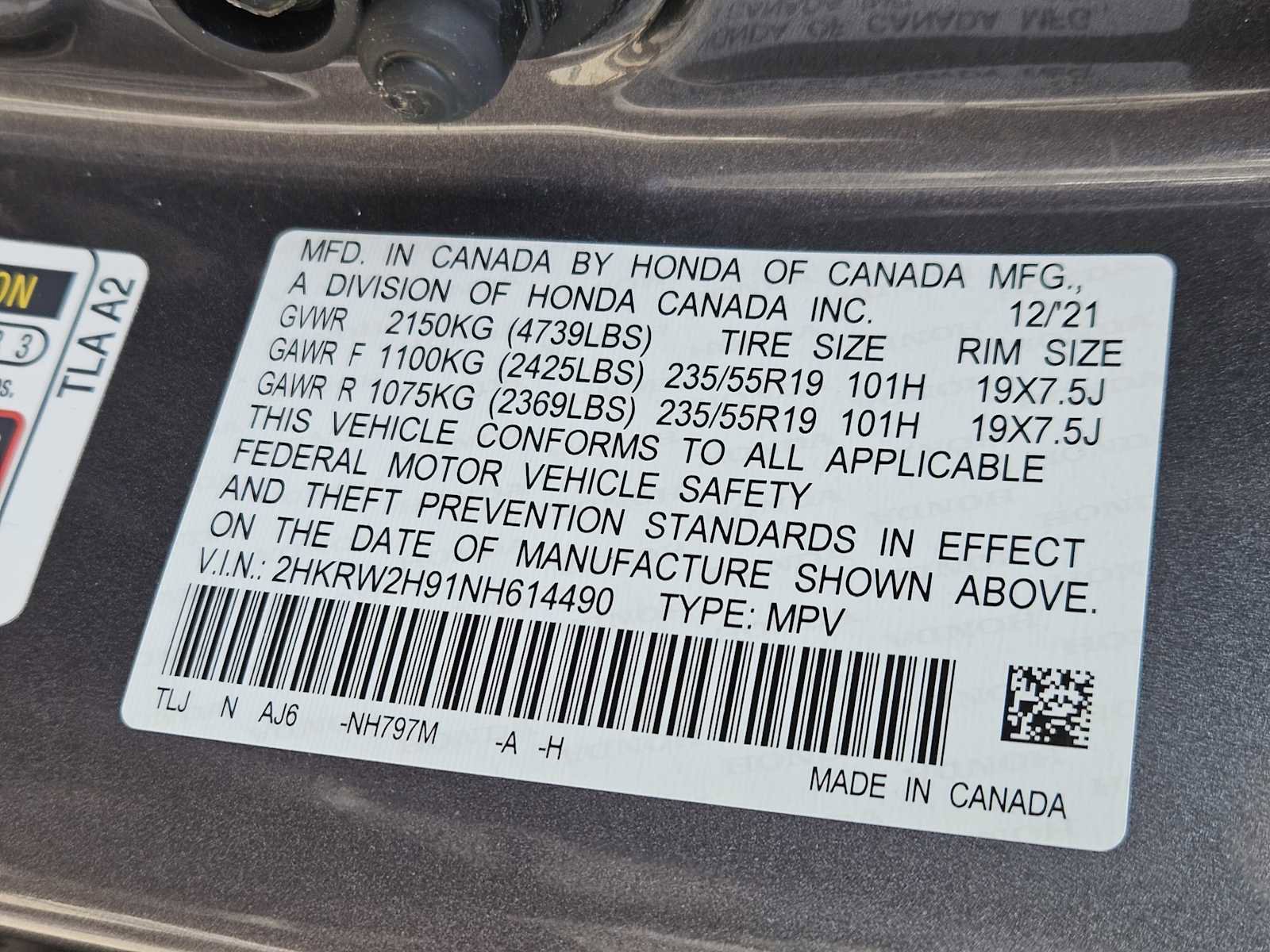 Certified 2022 Honda CR-V Touring image 32