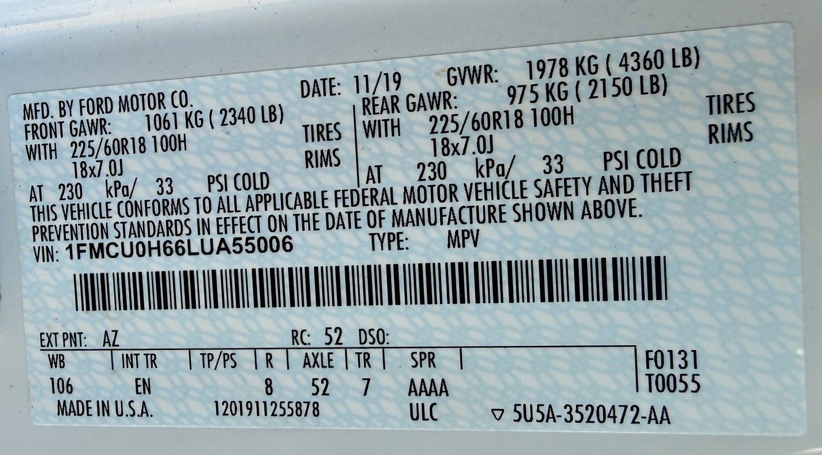 Used 2020 Ford Escape SEL image 26