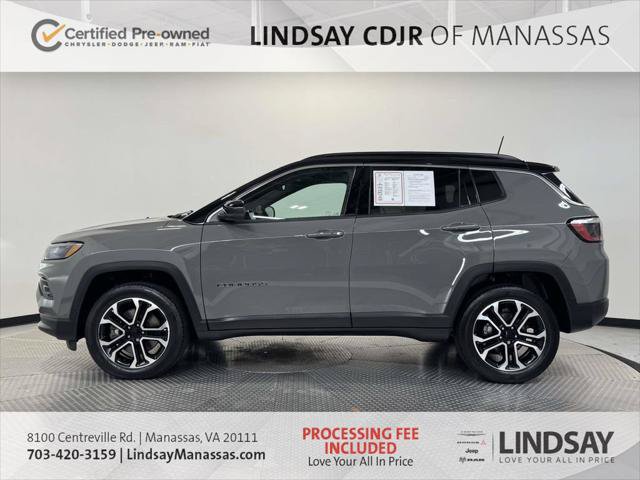 Certified 2023 Jeep Compass Limited w/ Sun and Sound Group AWD/4WD image 6
