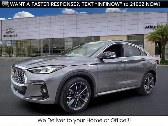 Used 2025 INFINITI QX55 Luxe w/ Cargo Package AWD/4WD video 1