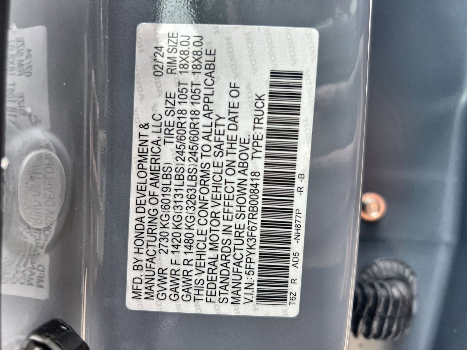 Used 2024 Honda Ridgeline TrailSport image 28