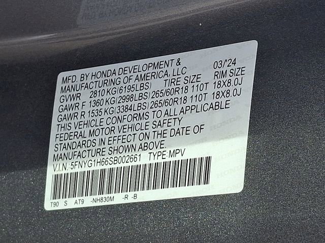 Certified 2025 Honda Pilot TrailSport image 29