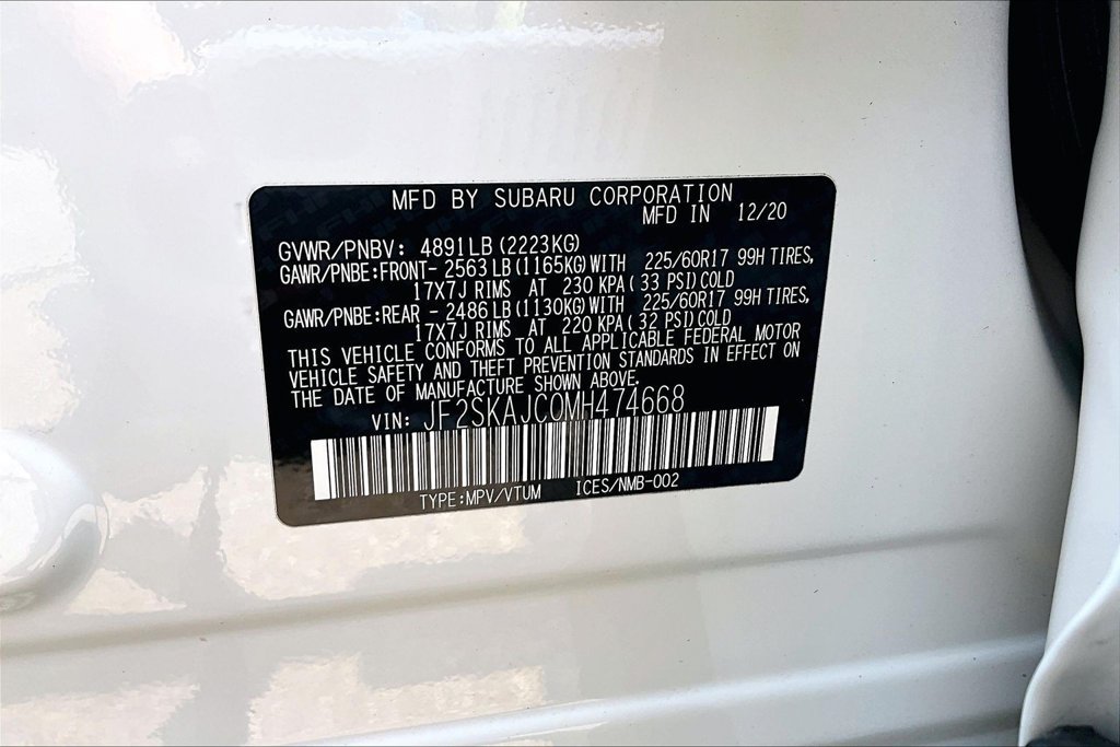 Used 2021 Subaru Forester Premium w/ Popular Package #1 AWD/4WD image 17