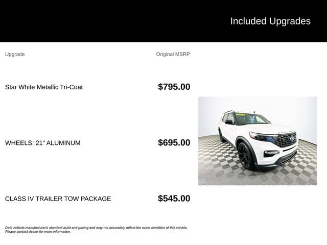 Certified 2023 Ford Explorer ST-Line w/ Class IV Trailer Tow Package AWD/4WD image 6