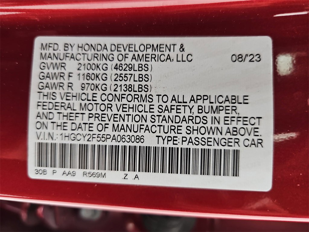 Certified 2023 Honda Accord Sport image 47