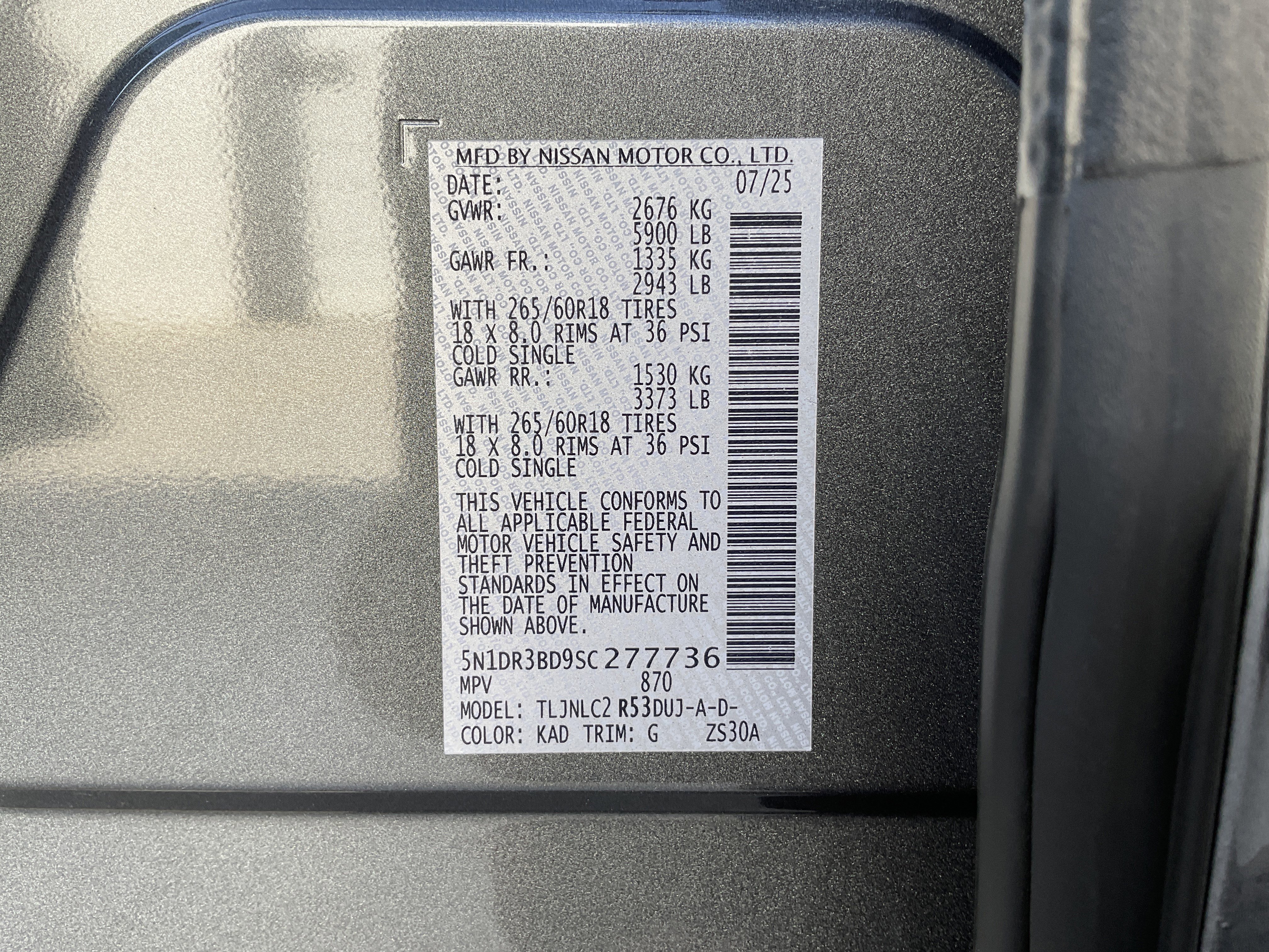 Used 2025 Nissan Pathfinder Rock Creek AWD/4WD image 37