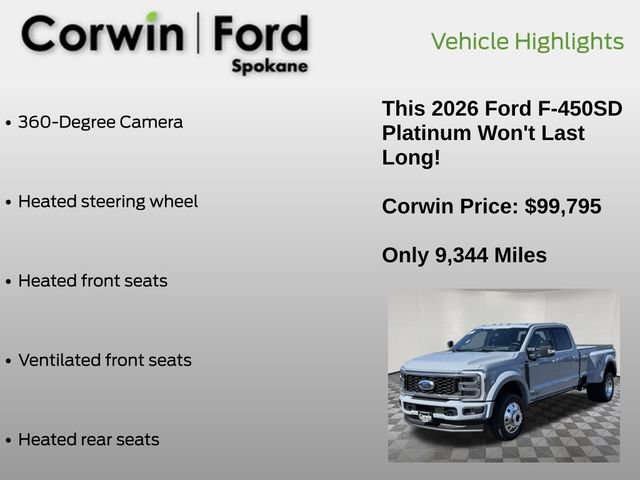 Certified 2026 Ford F450 Platinum AWD/4WD image 13