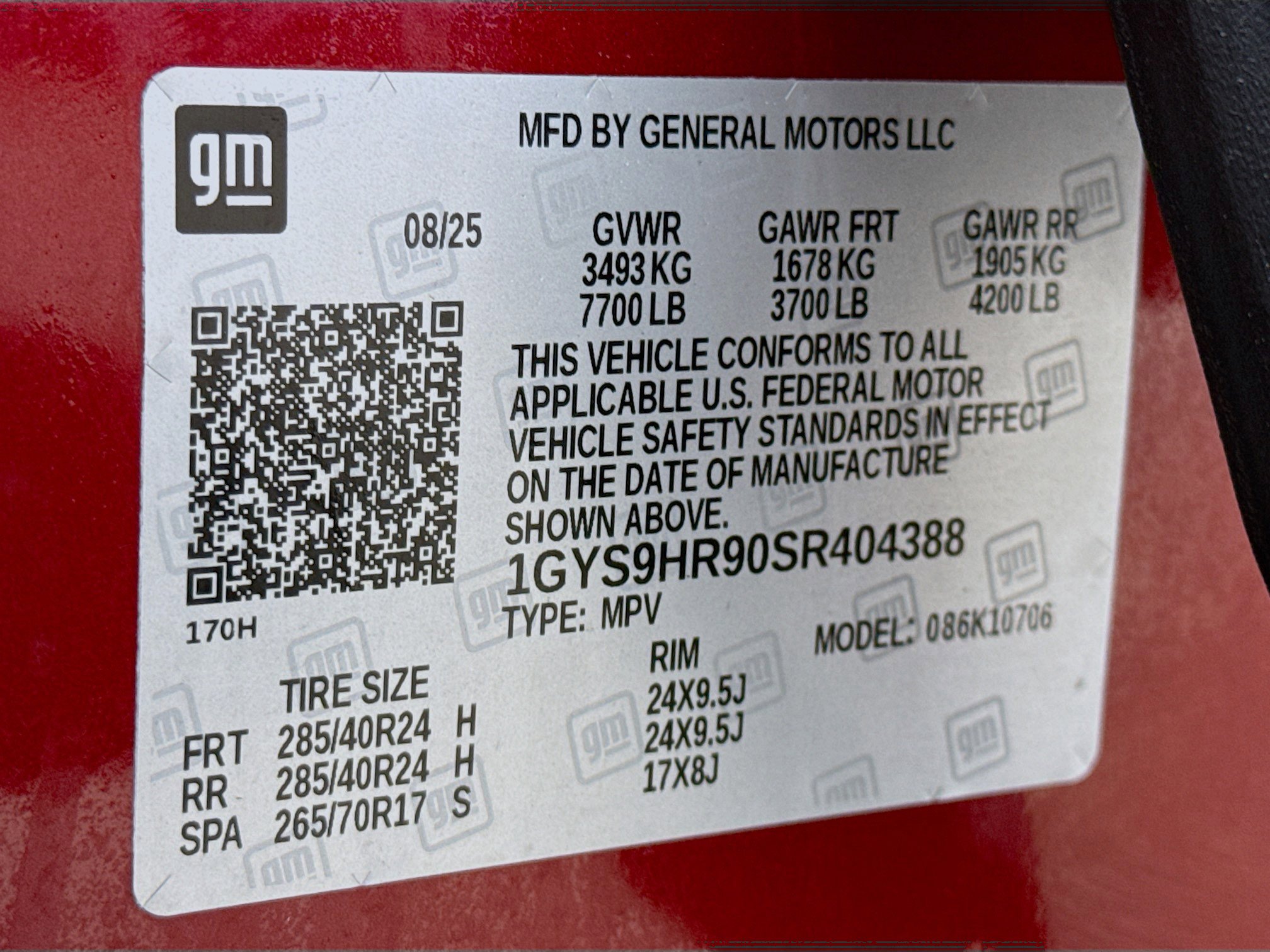 Used 2025 Cadillac Escalade V w/ LPO, Floor Liner Package image 36