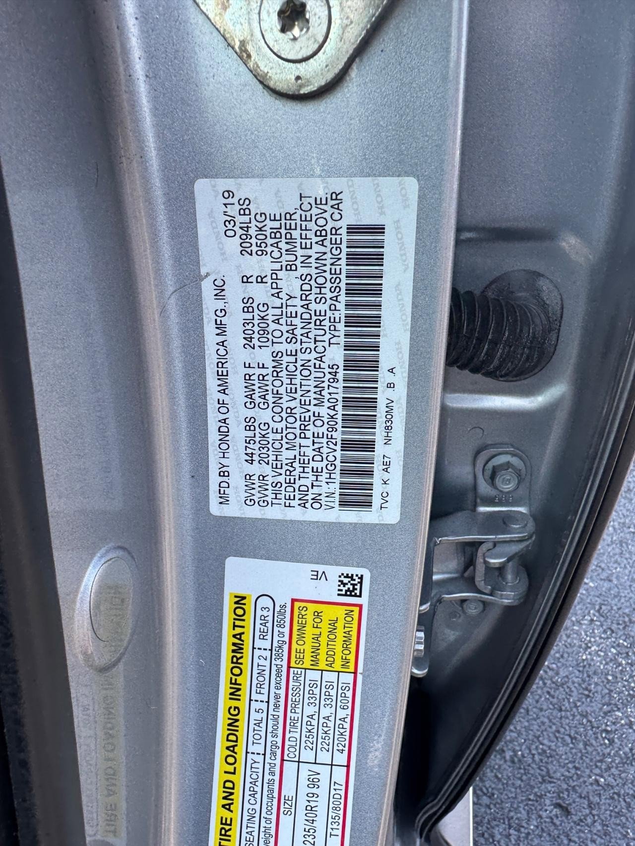 Used 2019 Honda Accord Touring image 37