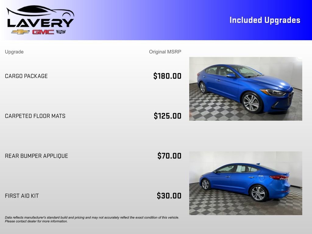 Used 2017 Hyundai Elantra Limited w/ Cargo Package image 7