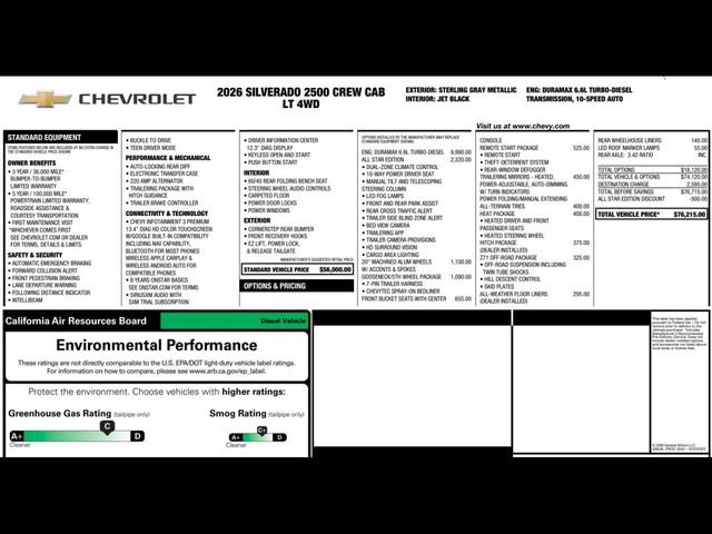 New 2026 Chevrolet Silverado 2500 LT w/ True North Edition image 3