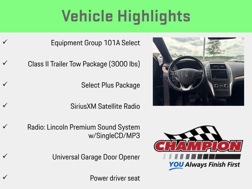 Used 2015 Lincoln MKC AWD w/ Equipment Group 101A Select image 6