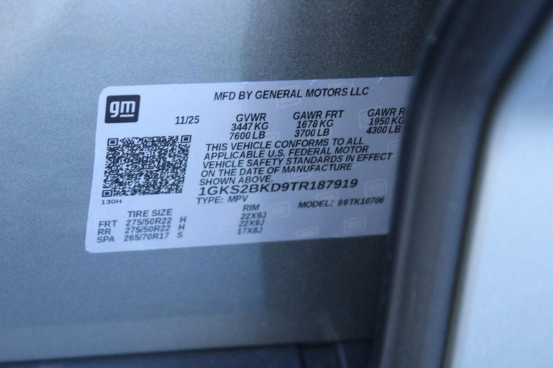 New 2026 GMC Yukon Elevation w/ LPO, Floor Liner Package image 9