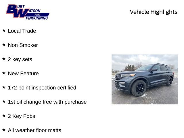 Used 2022 Ford Explorer XLT w/ Equipment Group 202A image 10