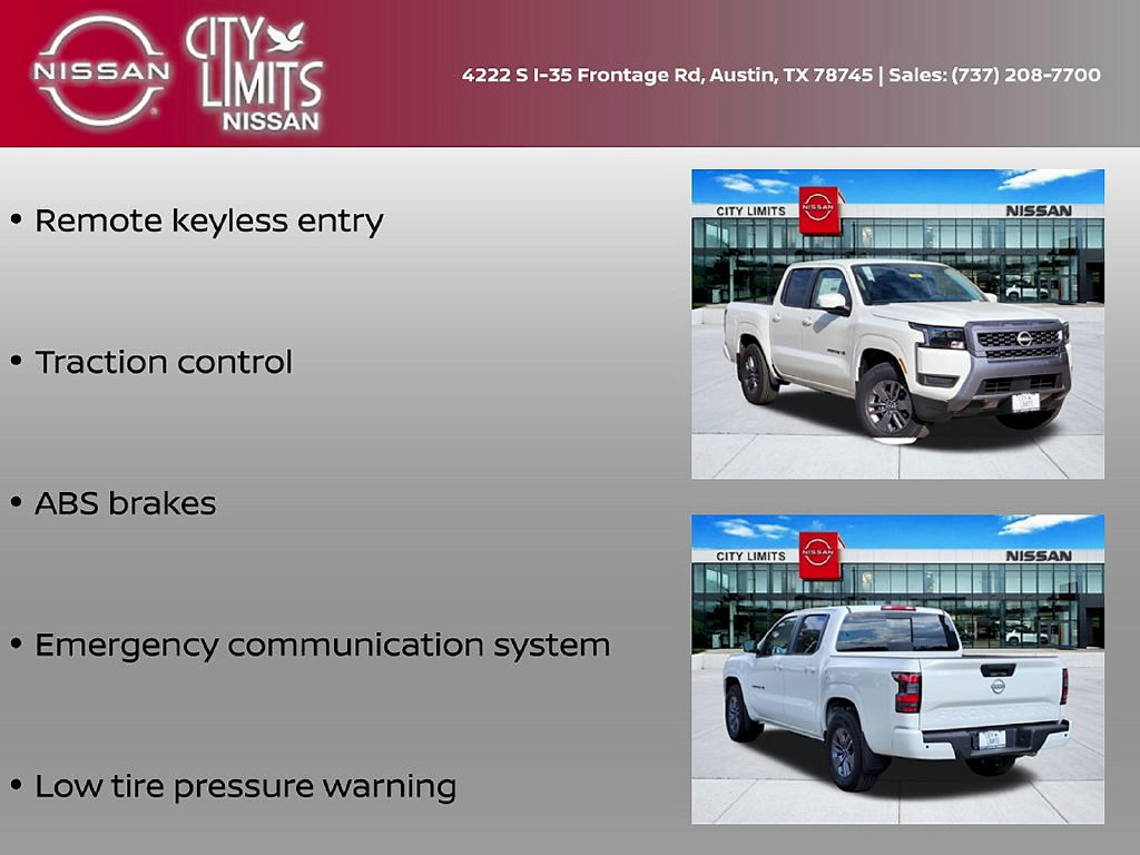 New 2027 Nissan Frontier SV w/ SV Convenience Package RWD image 13