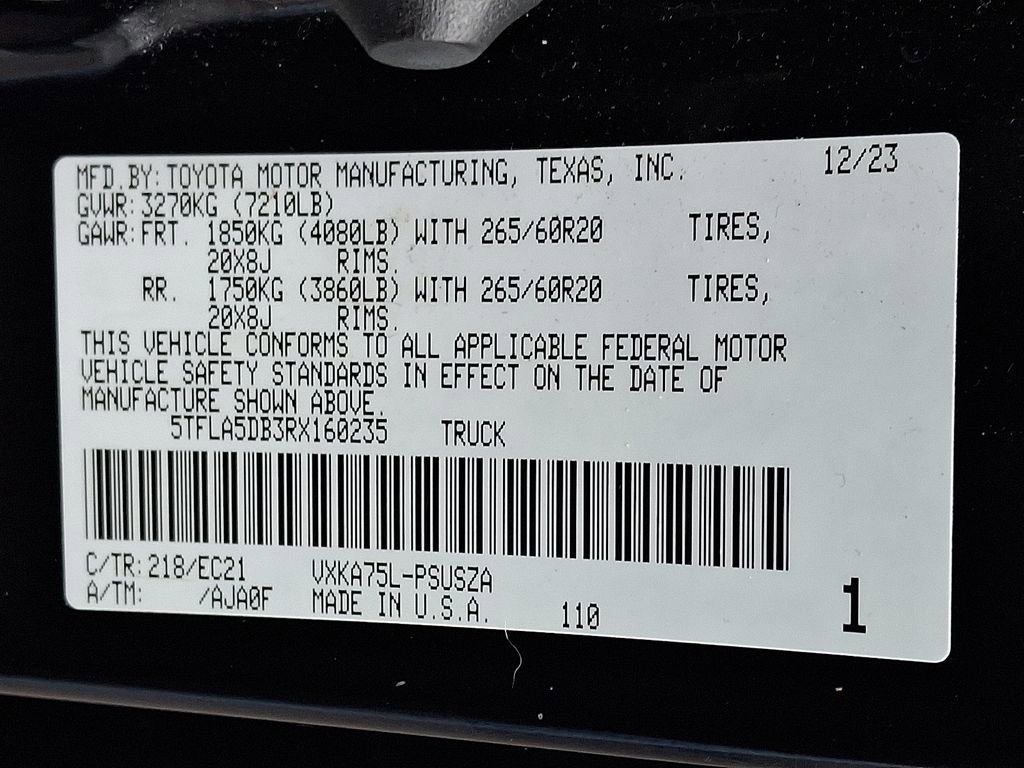 Used 2024 Toyota Tundra SR5 w/ TRD Sport Premium Package image 30