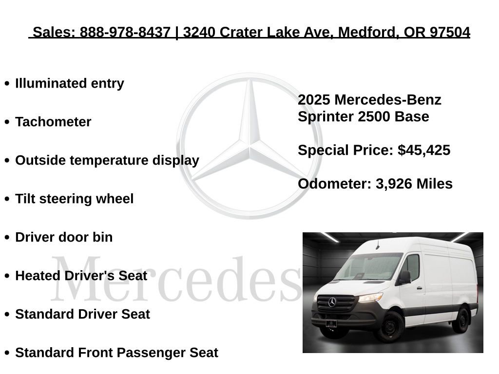 Used 2025 Mercedes-Benz Sprinter 2500 image 30