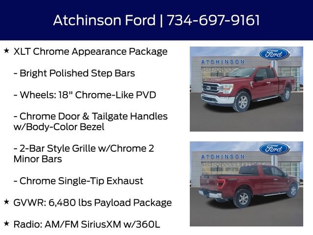 Used 2022 Ford F150 XLT w/ Equipment Group 301A Mid image 16