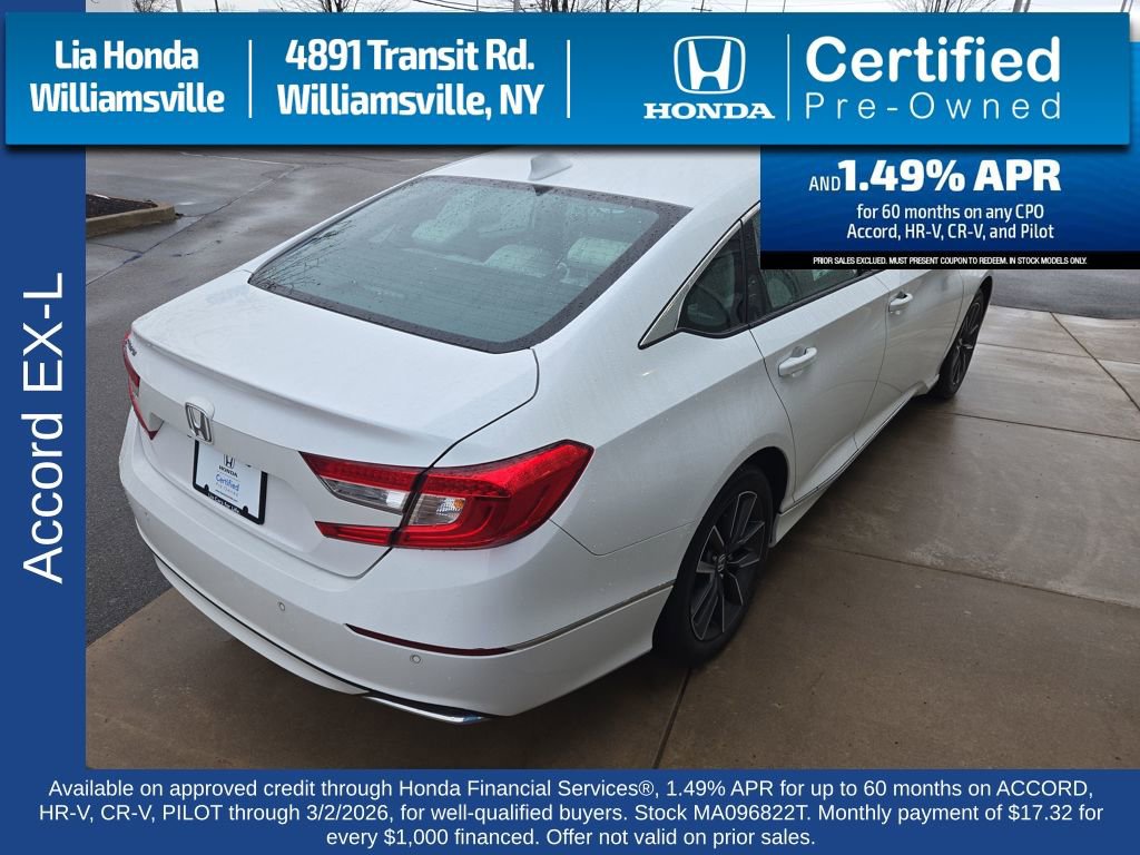 Used 2021 Honda Accord EX-L image 3