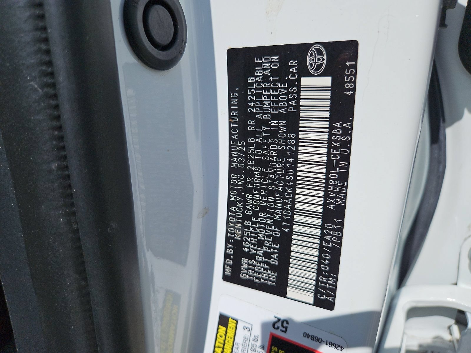 Used 2025 Toyota Camry SE FWD image 25