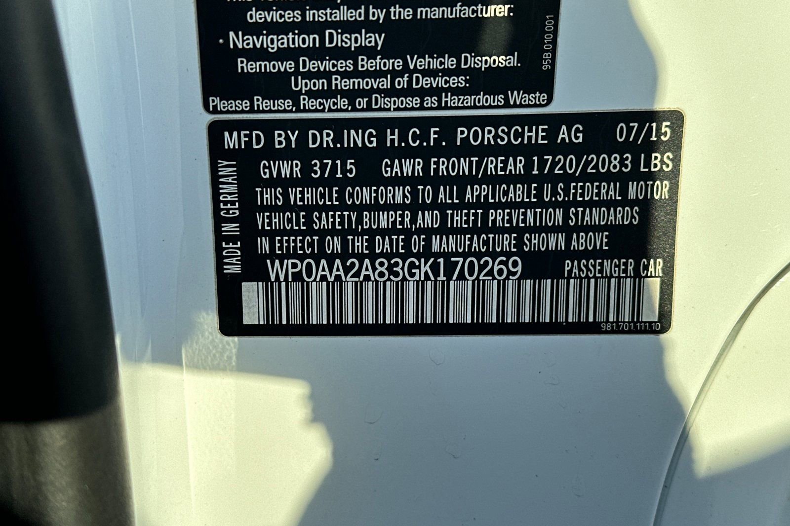 Used 2016 Porsche Cayman image 32