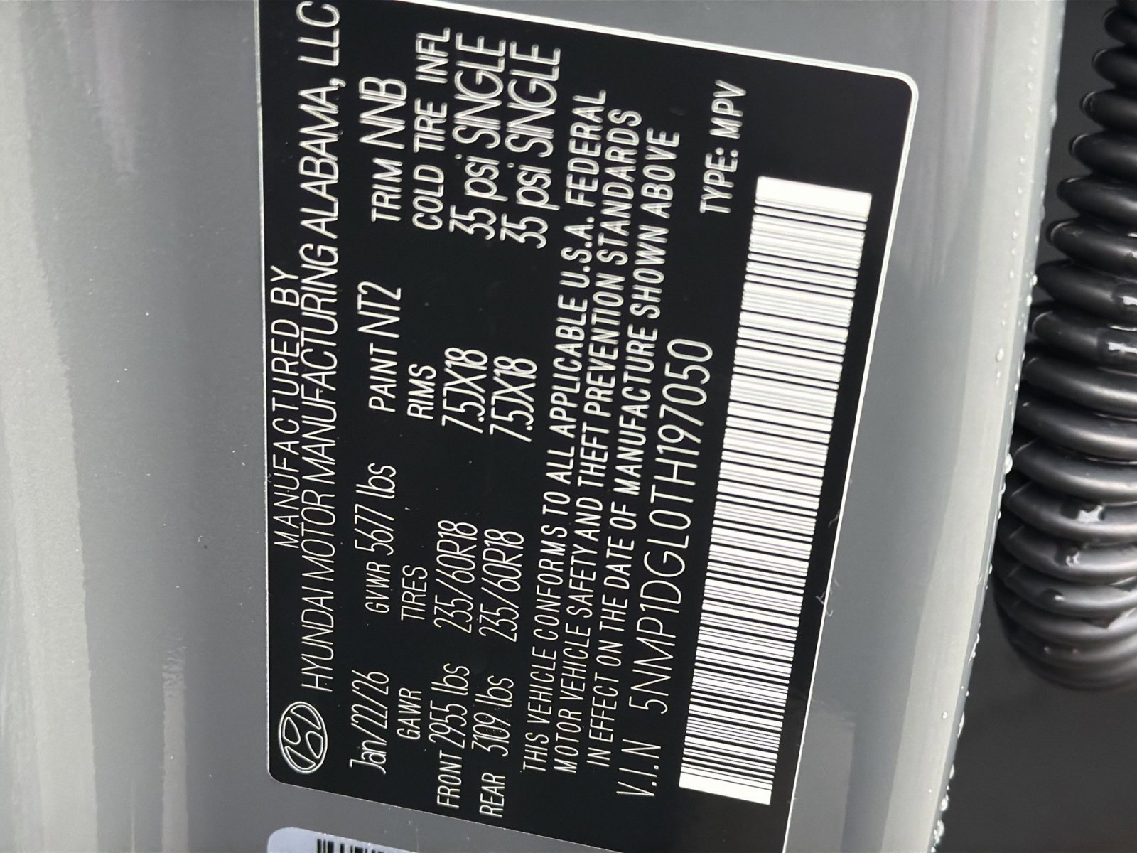 New 2026 Hyundai Santa Fe SE image 28