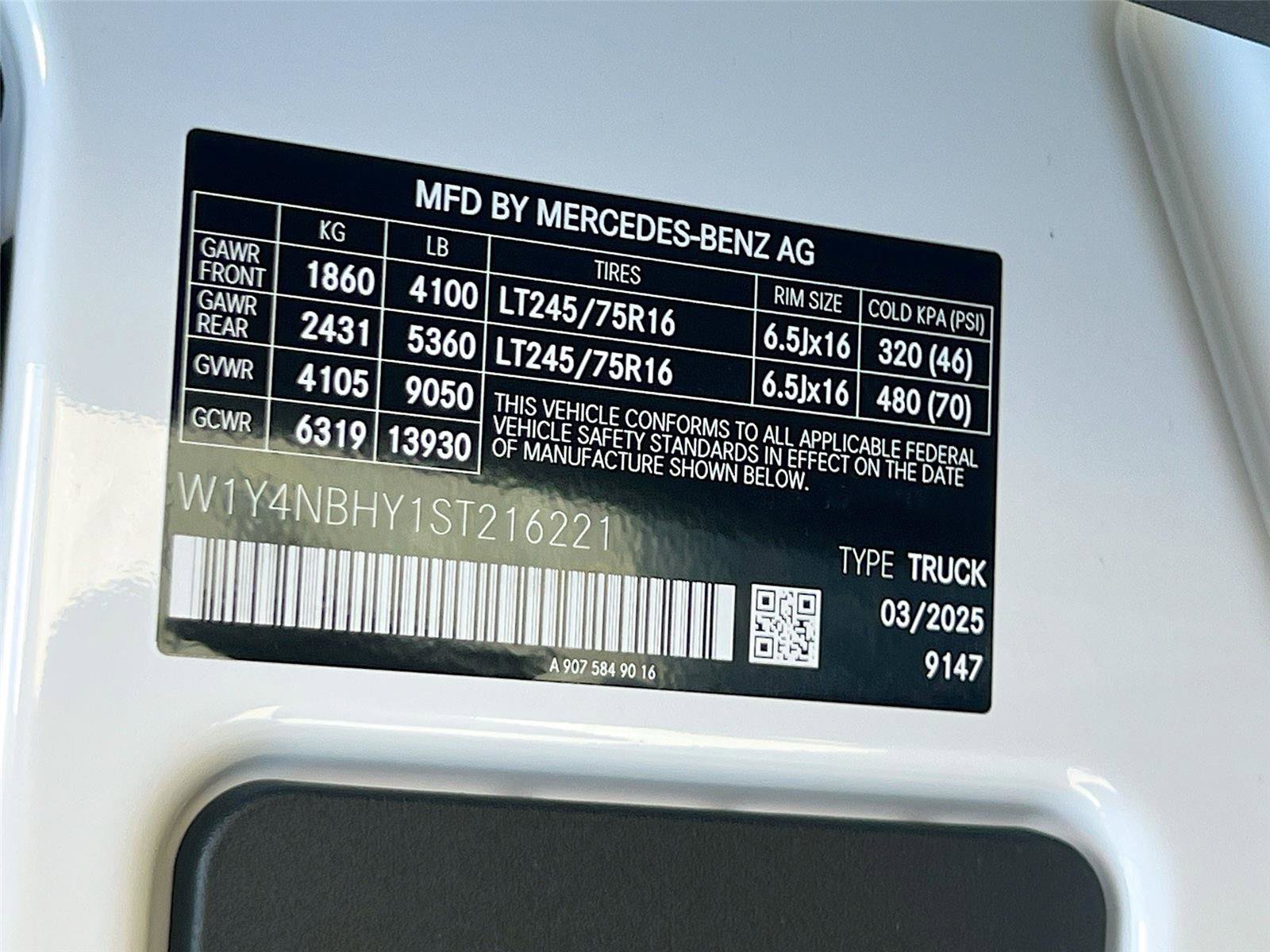 New 2025 Mercedes-Benz Sprinter 2500 image 27