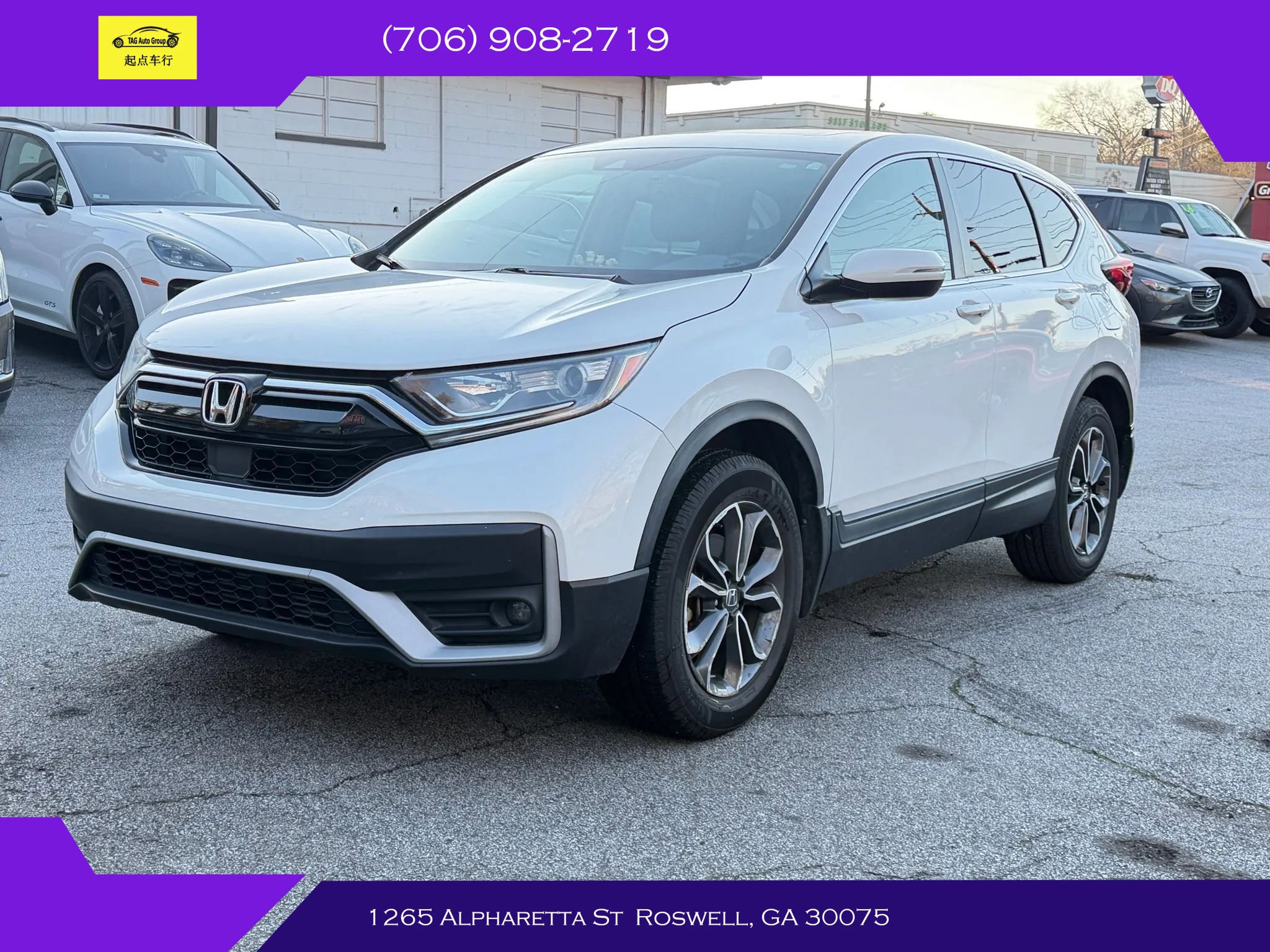 Used 2021 Honda CR-V EX-L image 1