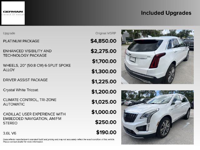 Used 2021 Cadillac XT5 Premium Luxury w/ Platinum Package FWD image 19