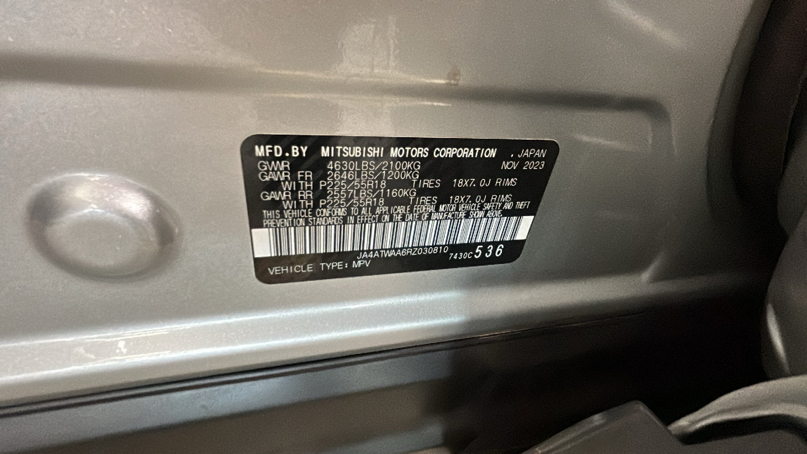 Used 2024 Mitsubishi Eclipse Cross SE AWD/4WD image 10
