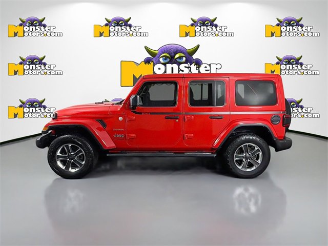 Used 2021 Jeep Wrangler Unlimited Sahara w/ Uconnect 4C Nav & Sound Group image 8
