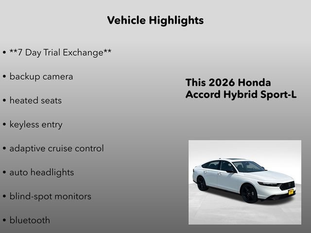 New 2026 Honda Accord Sport image 5
