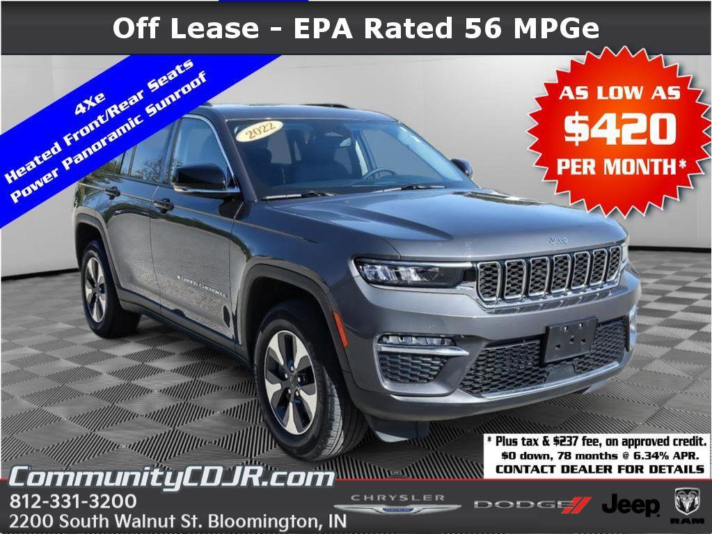 Used 2022 Jeep Grand Cherokee Limited 4xe