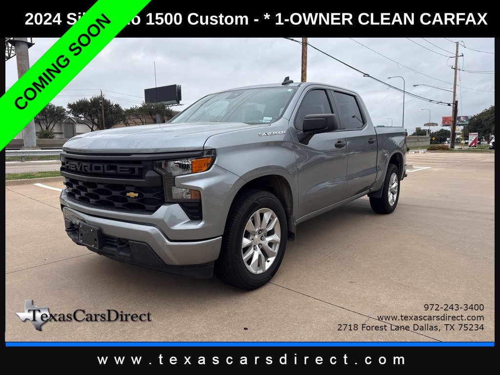 Used 2024 Chevrolet Silverado 1500 Custom RWD image 1