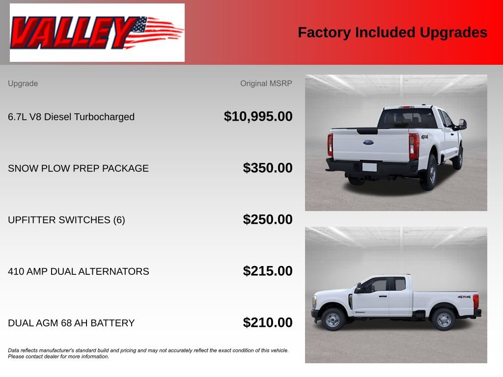 New 2026 Ford F250 XL w/ Snow Plow Prep Package AWD/4WD image 4
