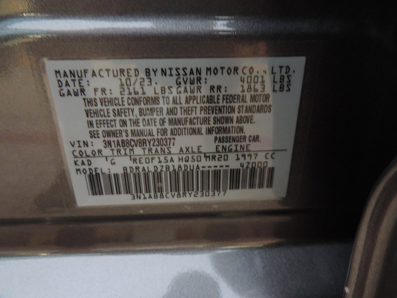 Certified 2024 Nissan Sentra SV FWD image 12