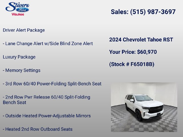 Used 2024 Chevrolet Tahoe RST w/ Sport Performance Package AWD/4WD image 28