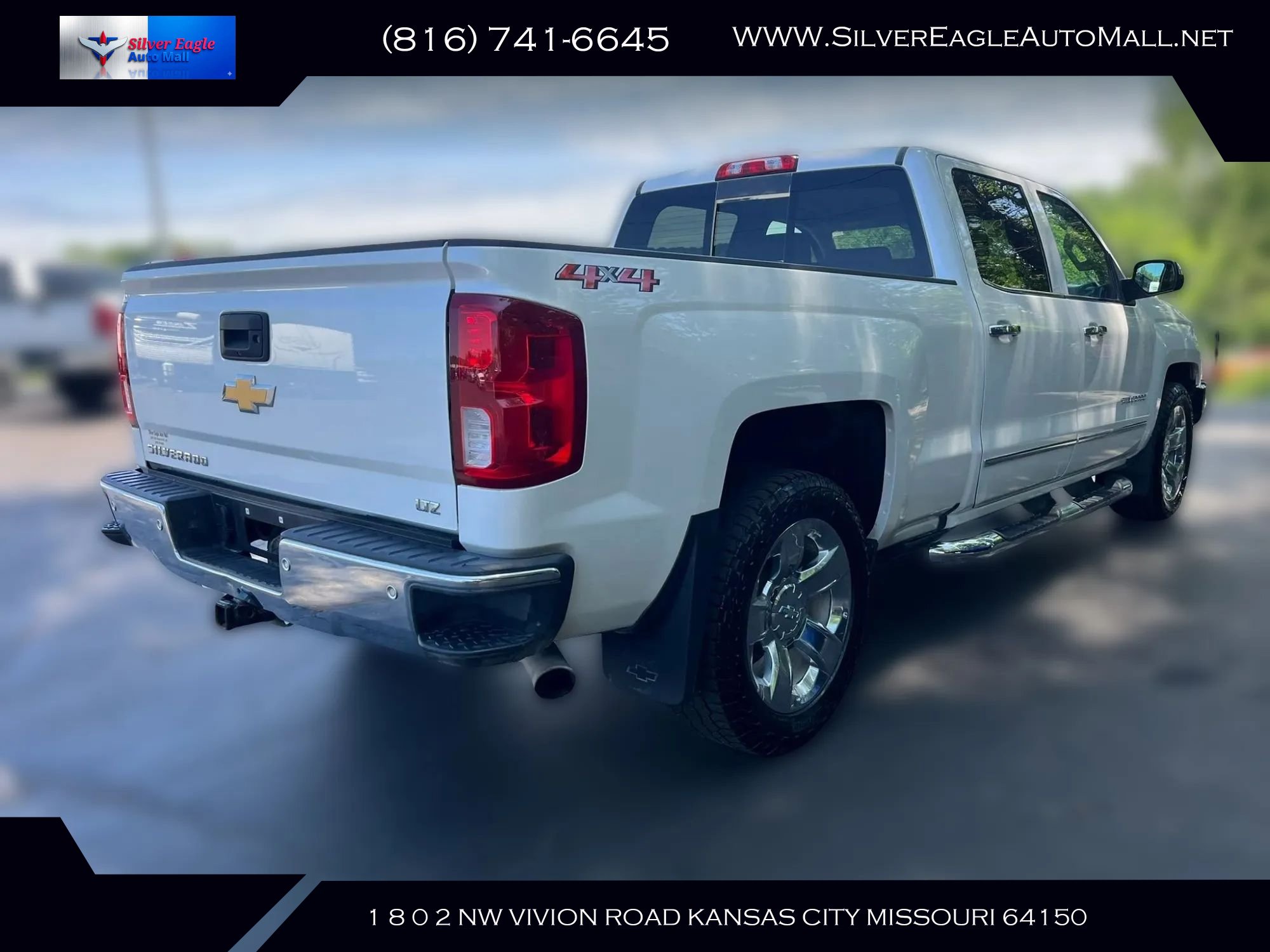 Used 2018 Chevrolet Silverado 1500 LTZ w/ Sport Package AWD/4WD image 3